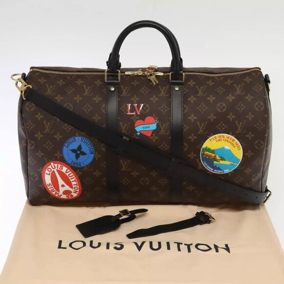 LOUIS VUITTON Monogram My LV Sticker Keepall Bandouliere 50 Bag - Picture 3 of 16